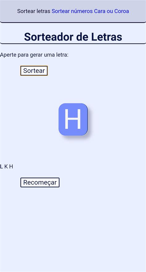 sorteador de letras|sorteador de letras online.